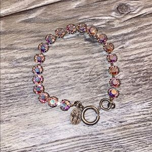 Victoria Lynn Silver Diamond Bracelet